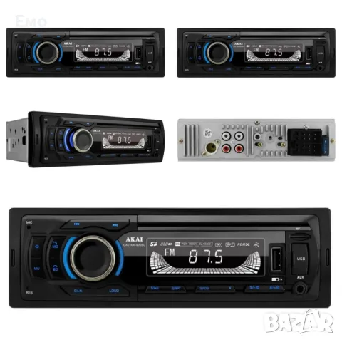 Авто аудио плеър с управление чрез приложение. LED дисплей, Bluetooth