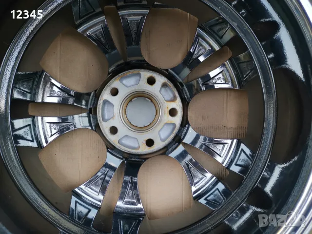 нови никелирани джанти BROCK 17’’5x114,3 -№774, снимка 15 - Гуми и джанти - 49780399