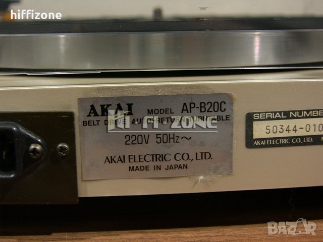 ГРАМОФОН Akai ap-b20c, снимка 12 - Грамофони - 36701375