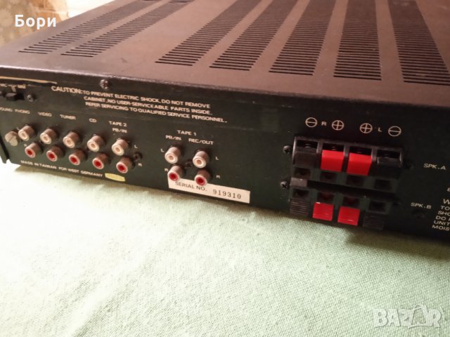 Wangine WGA 220 2 х 100 вата Усилвател, снимка 8 - Ресийвъри, усилватели, смесителни пултове - 35204565