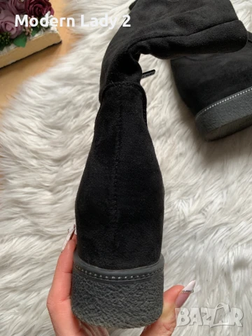Боти със скрита платформа, снимка 4 - Дамски боти - 50999914