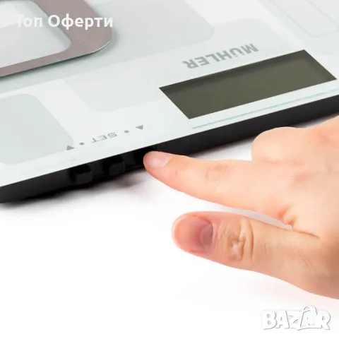 Електронна везна-анализатор Muhler до 180 кг., снимка 4 - Друга електроника - 49507781
