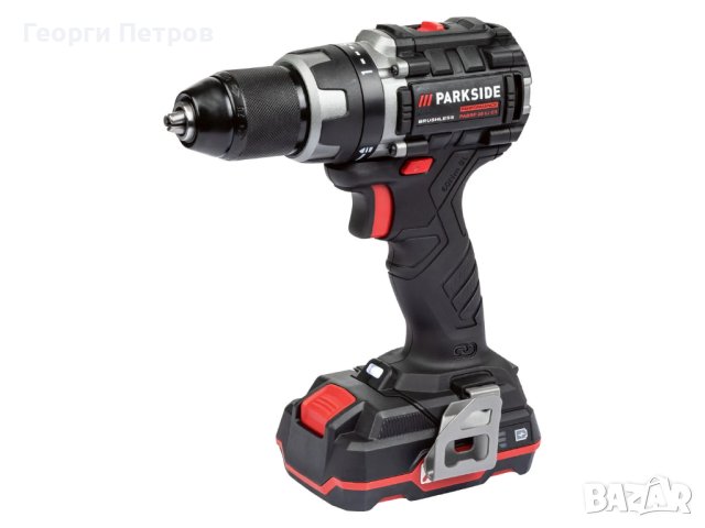 ПРОМО Немски Безчетков винтоверт Parkside Performance Комлект, снимка 2 - Бормашини - 44080423