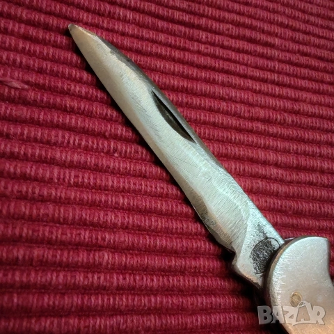 Старо джобно ножче Петко Денев, Габрово. , снимка 3 - Ножове - 53373827