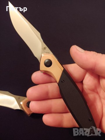 Kizer Grazioso - страхотен флипер с N690, Copper и G10 , снимка 8 - Ножове - 38185924