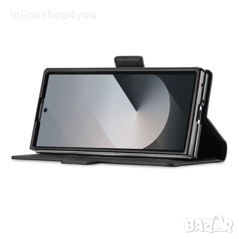 Кожен Калъф Тип Тефтер за Samsung Galaxy Z Fold 6 / 7, снимка 2 - Калъфи, кейсове - 51609195