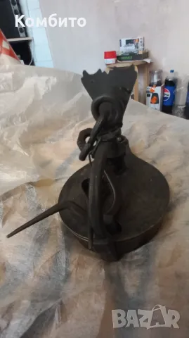 Стара миньорска лампа , снимка 3 - Антикварни и старинни предмети - 48321960