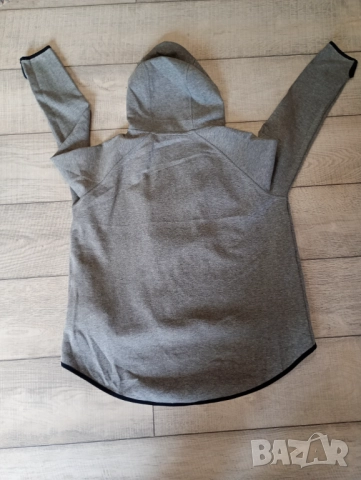 Nike Tech дамски асиметричен суитшърт с качулка размер L, снимка 3 - Суичъри - 52441552