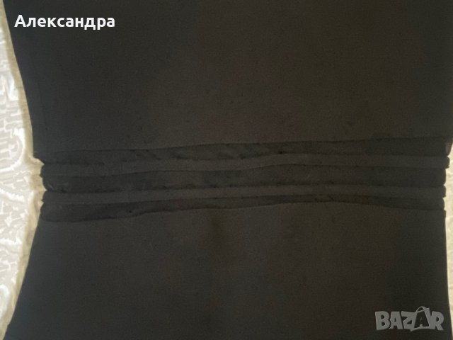 Черна рокля + златиста чанта, снимка 12 - Рокли - 38568931