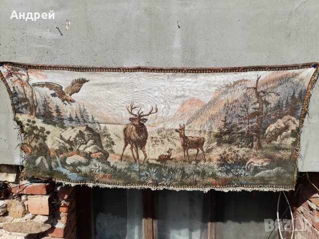 Старинен ковьор,покривка за стена #54, снимка 2 - Антикварни и старинни предмети - 40143952