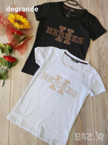 Дамски тениски Calvin Klein Hermes, снимка 2 - Тениски - 51551366