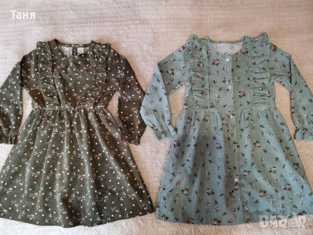 Детски рокли с дълъг ръкав 