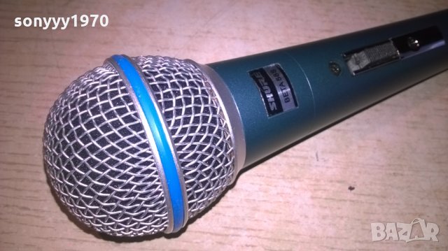 shure beta sm58s-profi microphone-внос швеицария, снимка 2 - Микрофони - 26626044