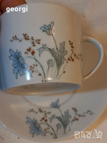 Български порцеланов сервиз за чай кафе  30/1, снимка 4 - Сервизи - 38707909