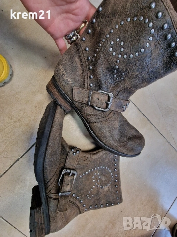 Rreplay дамски каубойски ботушки 41номер, снимка 3 - Дамски ботуши - 53183705