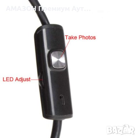 2в1 USB ендоскоп MASO 5.5MM/IP67 Водоустойчива бороскопна камера/6 LED светодиода/Android/PC/2м, снимка 2 - Камери - 44062999