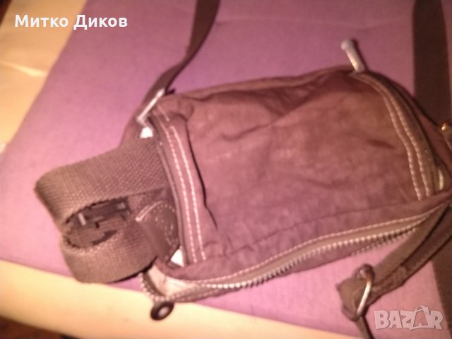 Мъжка чанта промазан плат маркова на Киплинг-две позици  за през рамо и колан 20х15х6см, снимка 11 - Чанти - 35318873
