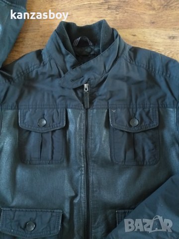 armani jeans - мъжко кожено яке ХЛ ЕСТЕСТВЕНА КОЖА, снимка 7 - Якета - 43854288