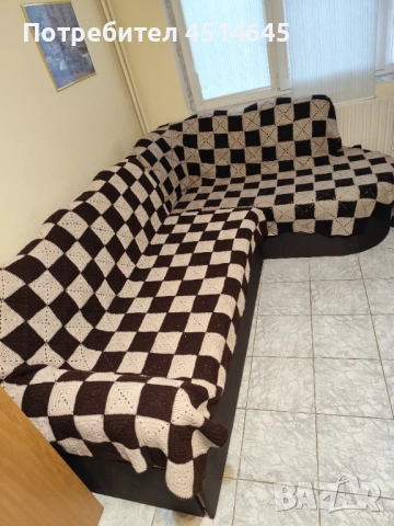Диван ъглов 190/170/90 см, снимка 3 - Дивани и мека мебел - 51223430
