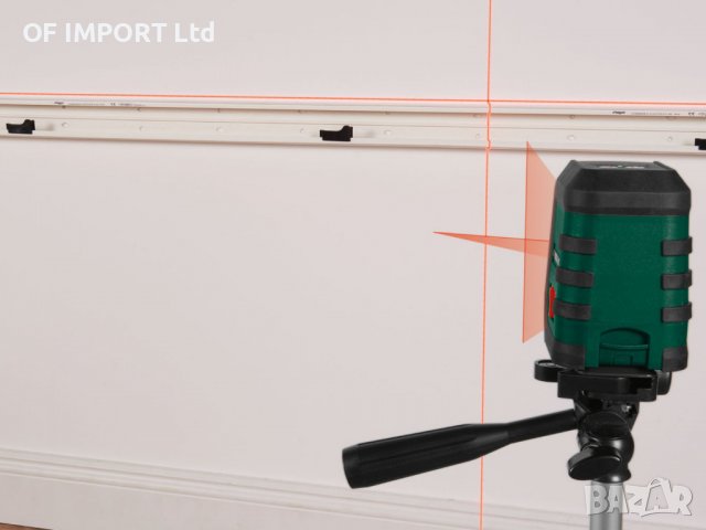 Лазерен Нивелир с Кръстосани Линии и Тринога PARKSIDE, снимка 5 - Измервателни инструменти - 39371380