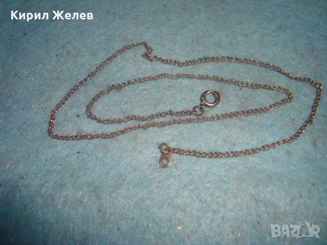 НЕЖНА СРЕБРИСТА ТЪНКА ВЕРИЖКА КОЛИЕ СИНДЖИРЧЕ 18996