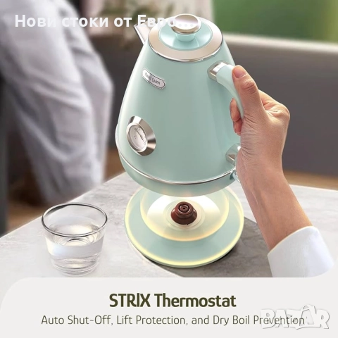 Електрическа кана за чай Hazel Quinn от неръждаема стомана,, снимка 5 - Кани - 52626039