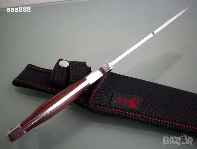 Ловен нож COLUMBIA A02 USA SABER (Jin Lang) с кания, снимка 4 - Ножове - 44016608
