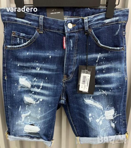 Мъжки къси дънки висок клас Dsquared , снимка 14 - Дънки - 37088915