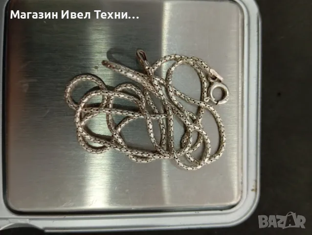 сребърен синджир колие, снимка 5 - Колиета, медальони, синджири - 47280443