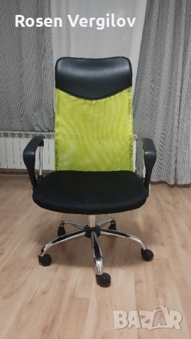 Офис стол, здрав, голям, удобен, снимка 3 - Столове - 52665957