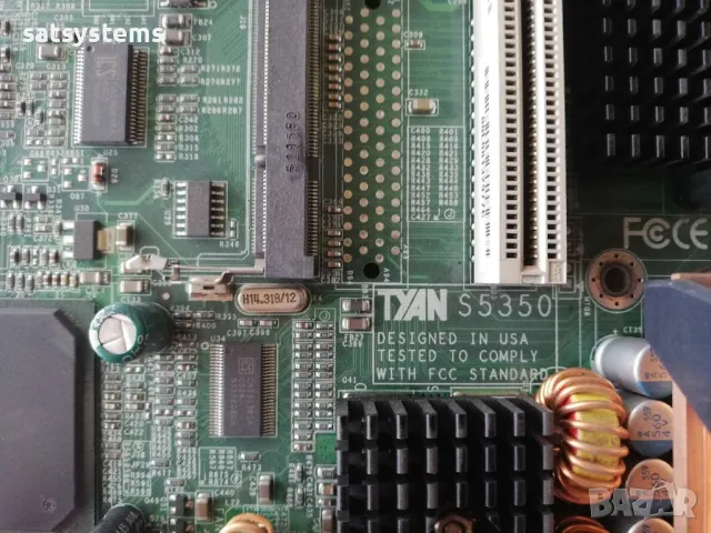 Дънна платка TYAN S5350 Dual Socket 604 CPU+FAN, снимка 5 - Дънни платки - 47840453