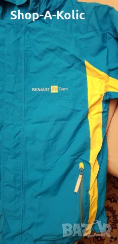 Vintage RENAULT F1 Team Racing Hooded Raincoat Jacket Team Spirit Mild Seven, снимка 2 - Якета - 35197263