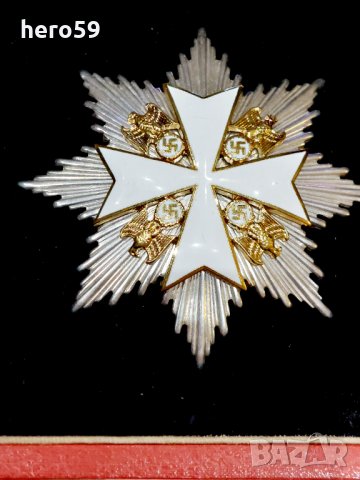 Комплект със звезда Немски орден 2 степен/дойче адлер/ WW2, снимка 3 - Антикварни и старинни предмети - 35192589