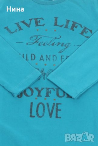 Блузка Manai в синьо, снимка 2 - Детски Блузи и туники - 27024368