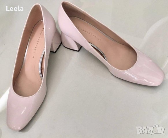 Дамски обувки с дебел ток ZARA, снимка 2 - Дамски ежедневни обувки - 43791152