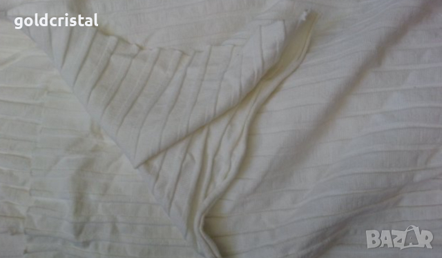 бял памучен плат трико рипс, снимка 2 - Платове и дамаски - 16313436