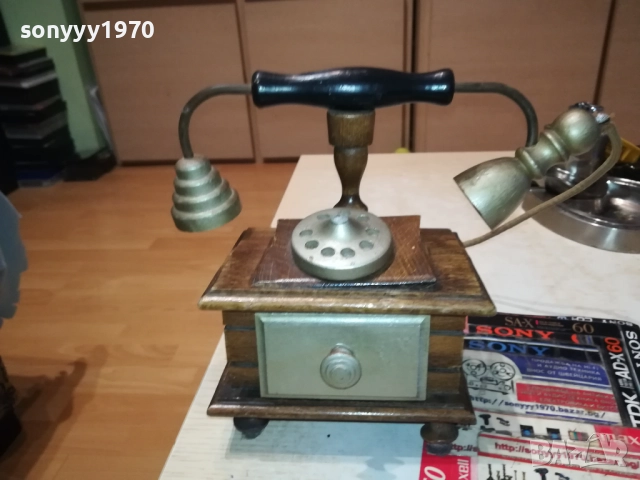 ДЪРВЕН ТЕЛЕФОН ОТ ФРАНЦИЯ 0610251851, снимка 13 - Антикварни и старинни предмети - 51965676