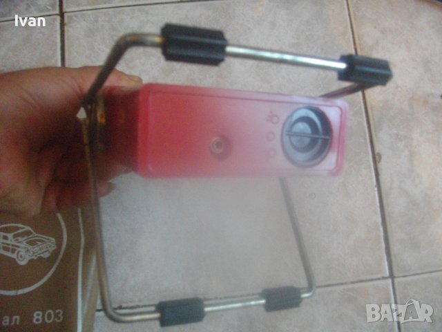 СИГНАЛ 803-Ретро Соц Аварийна Сигнална Лампа/Фенер-Българска-Кожен Калъф-Оригинал-1980г-Автомобилна, снимка 10 - Антикварни и старинни предмети - 43031734