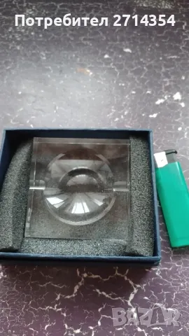 Кристален пепелник , снимка 8 - Декорация за дома - 49332584