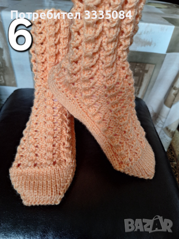 Плетени дамски чорапи, снимка 8 - Дамски чорапи - 44879582