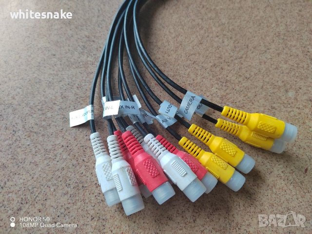  Car stereo 20 pin-11 RCA cable, снимка 5 - Други - 36886328