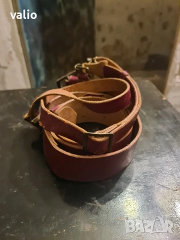 Офицерски кожен колан , снимка 3 - Антикварни и старинни предмети - 50501534