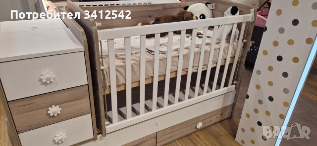 Детско/ бебешко легло, снимка 1 - Мебели за детската стая - 44863199