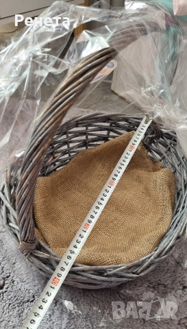 Плетени кошници за подарък почерпка за празник, снимка 5 - Декорация за дома - 53322666