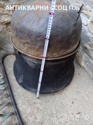 Стар Меден Казан За Варене На Домашна Ракия 60лт. , снимка 13 - Антикварни и старинни предмети - 51762198