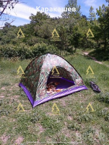 Камуфлажна четириместна палатка, снимка 3 - Палатки - 32982388