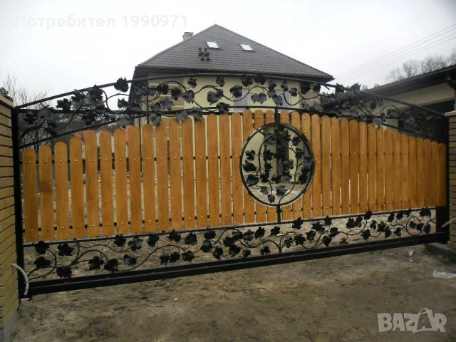 Врати, порти, портали, огради, парапети, беседки от ковано желязо и дърво., снимка 12 - Други - 52489427