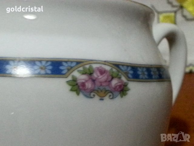 Френски порцелан лимож захарница , снимка 3 - Антикварни и старинни предмети - 43689677