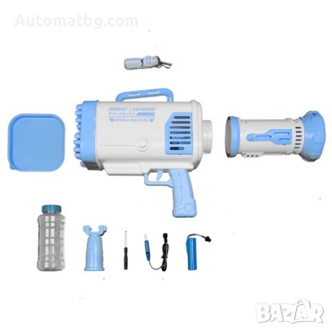 Парти играчка автомат за балони Automat, Базука за мехурени балони, снимка 8 - Други - 36884210