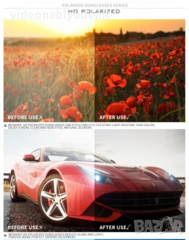 UV400/UVA/UVB209 Слънчеви Поляризирани Фотохроматични Очила с Здрава Разтегаема Рамка за Всяка Глава, снимка 10 - Слънчеви и диоптрични очила - 32542935